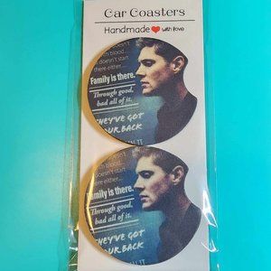 Supernatural Dean Winchester Car Truck Cup Holder Car Coasters